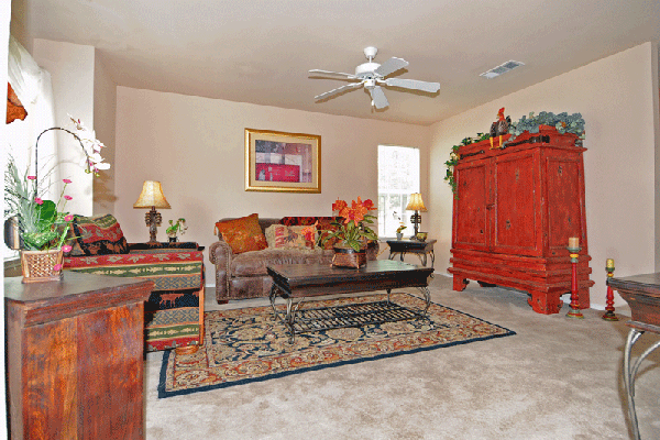 Residences of Diamond Hill Spacious Living Room